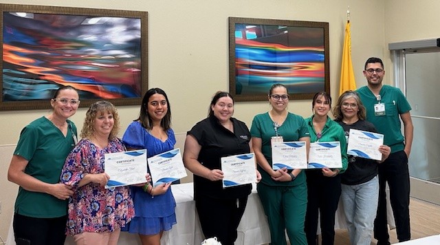 Congratulations to recent phlebotomy graduates