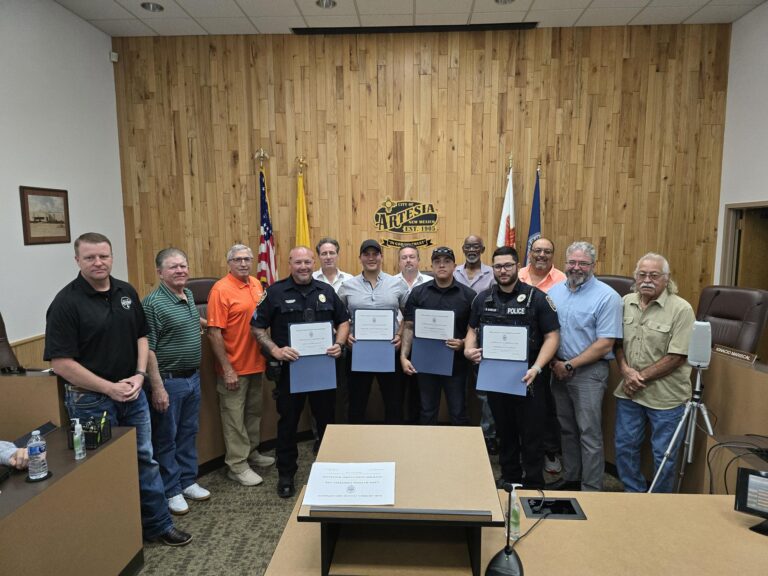 Local Officers receive awards at Council meeting