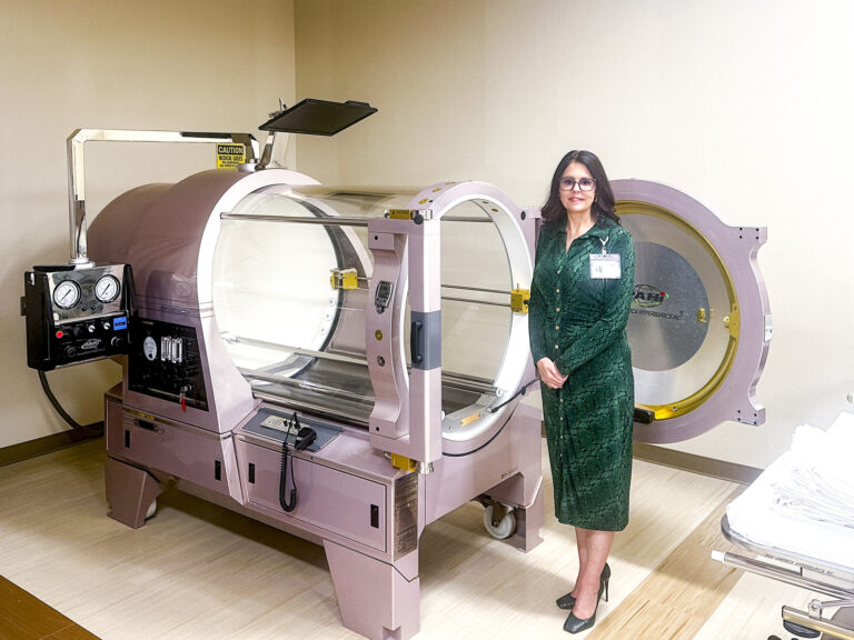 Hyperbaric Medicine helps non-healing wounds