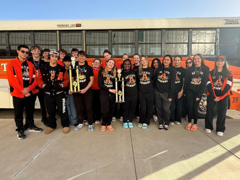 Swimmers write own story at district meet
