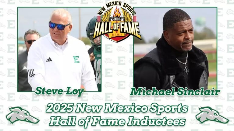 Steve Loy and Michael Sinclair elected to New Mexico sports hall of fameFormer Greyhound football players earn recognition from state organization