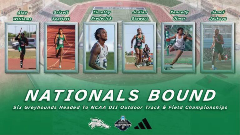 Six Greyhounds going to NCAA DII Championships