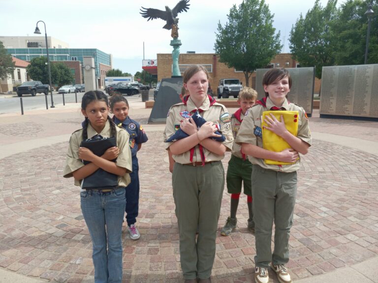 Artesia Garden Club and City of Artesia honor Blue and Gold Star families