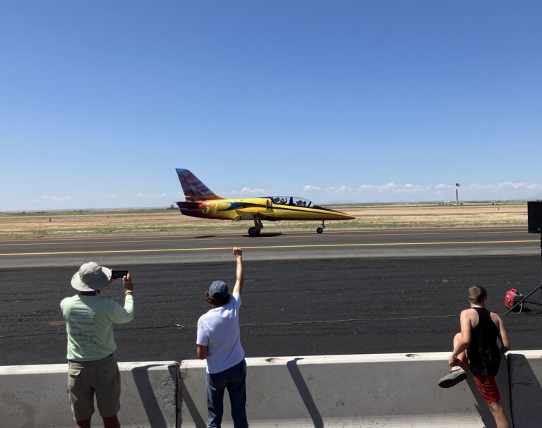 Taking off