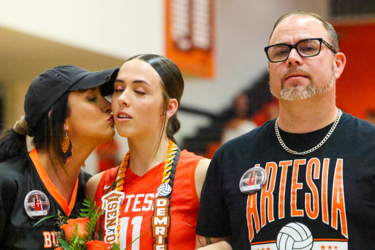Senior Night sealed with a kiss