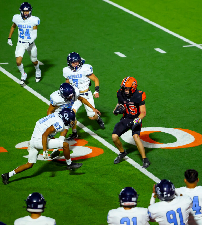 Sights of the Artesia Bulldogs 24-14 victory over Goddard