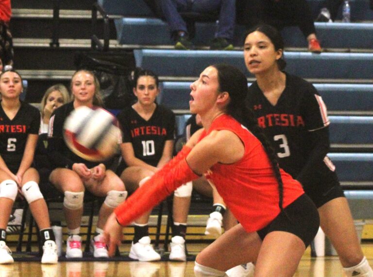 A look at Artesia volleyball against Ruidoso