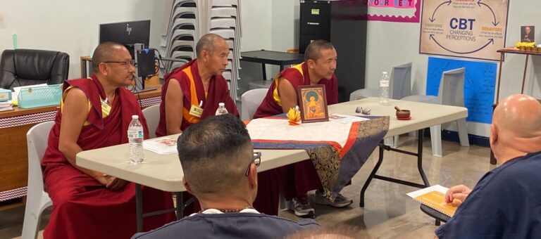 Buddhist monks visit Otero County Prison Facility