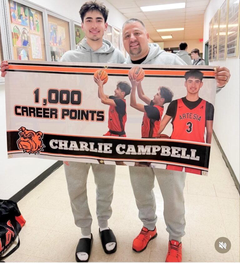 Campbell hits milestone: 1,000 career points