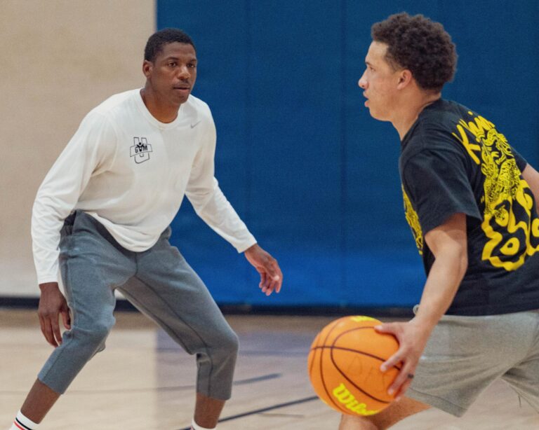Holloman Hero Wallace leads in logistics and on the court