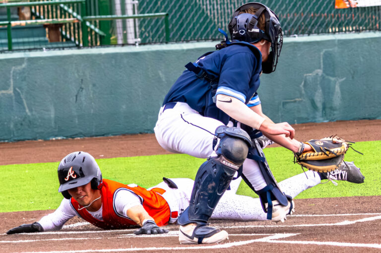 Scenes from the Bulldogs baseball team 4-1 victory over the Rockets on Wednesday