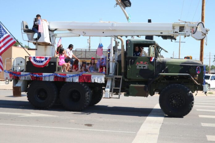 A parade celebrates Independence Day, July 4, 2025 on Main Street in Artesia.