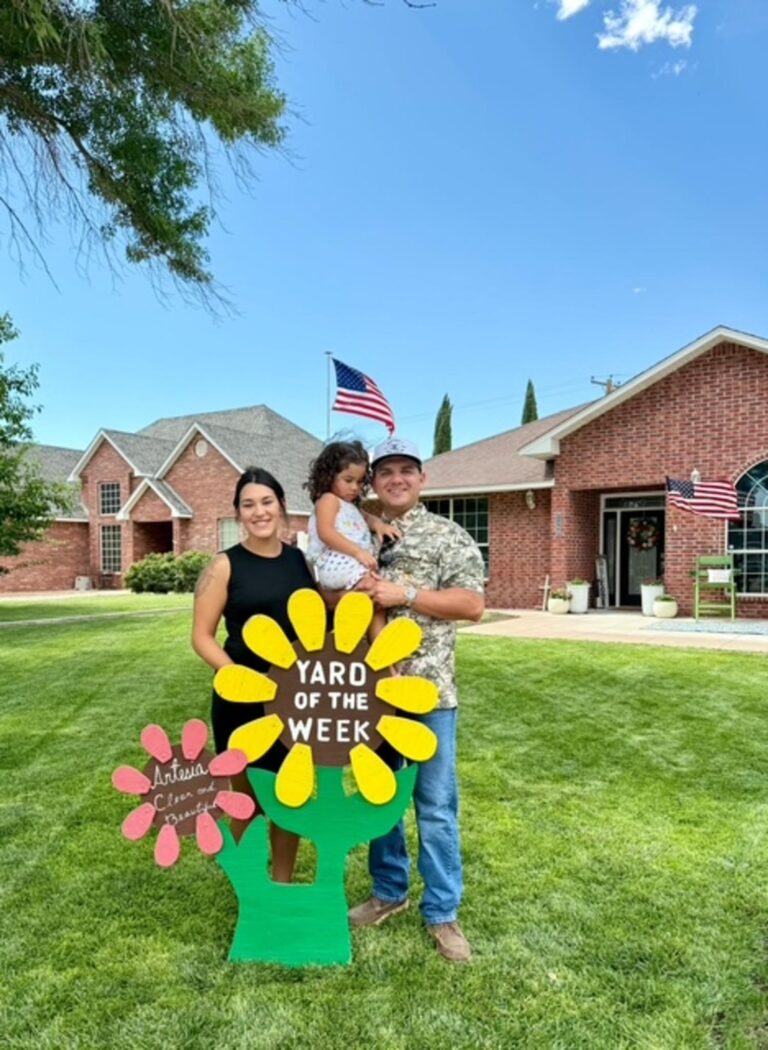 Artesia Clean and Beautiful reveals Yard of the Week 