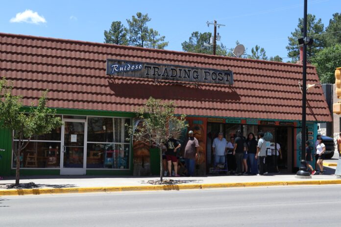 The Ruidoso Trading Post sits at the corner of Center Street and Sudderth Drive on Friday, July 3, 2026.