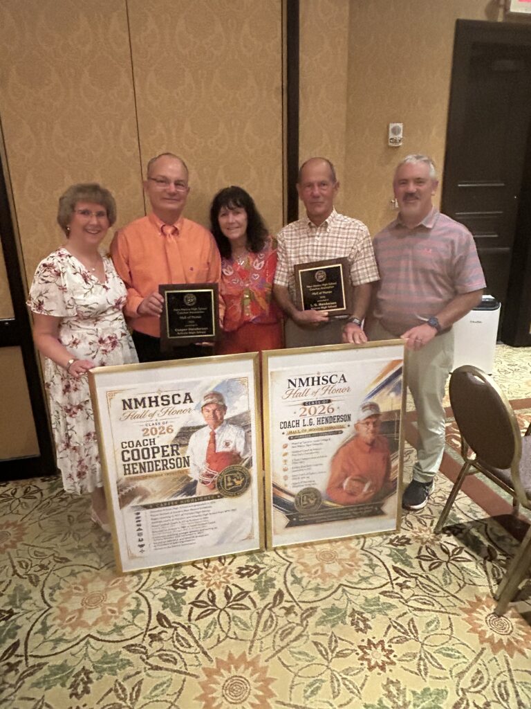 Southeast New Mexico coaching dynasty L.G. and Cooper Henderson inducted into Hall of Honor