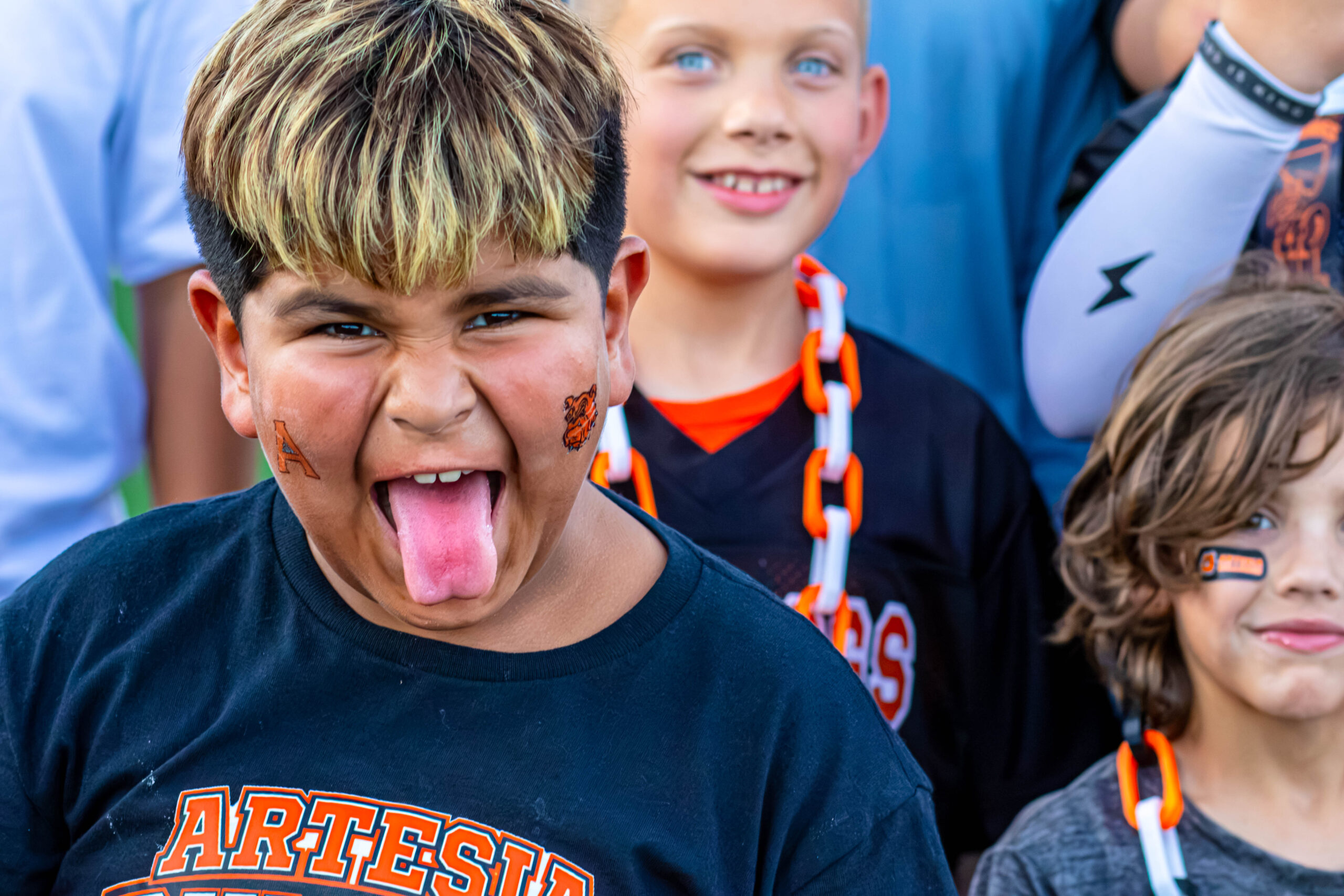 Scenes from the Eddy County rivalry football game