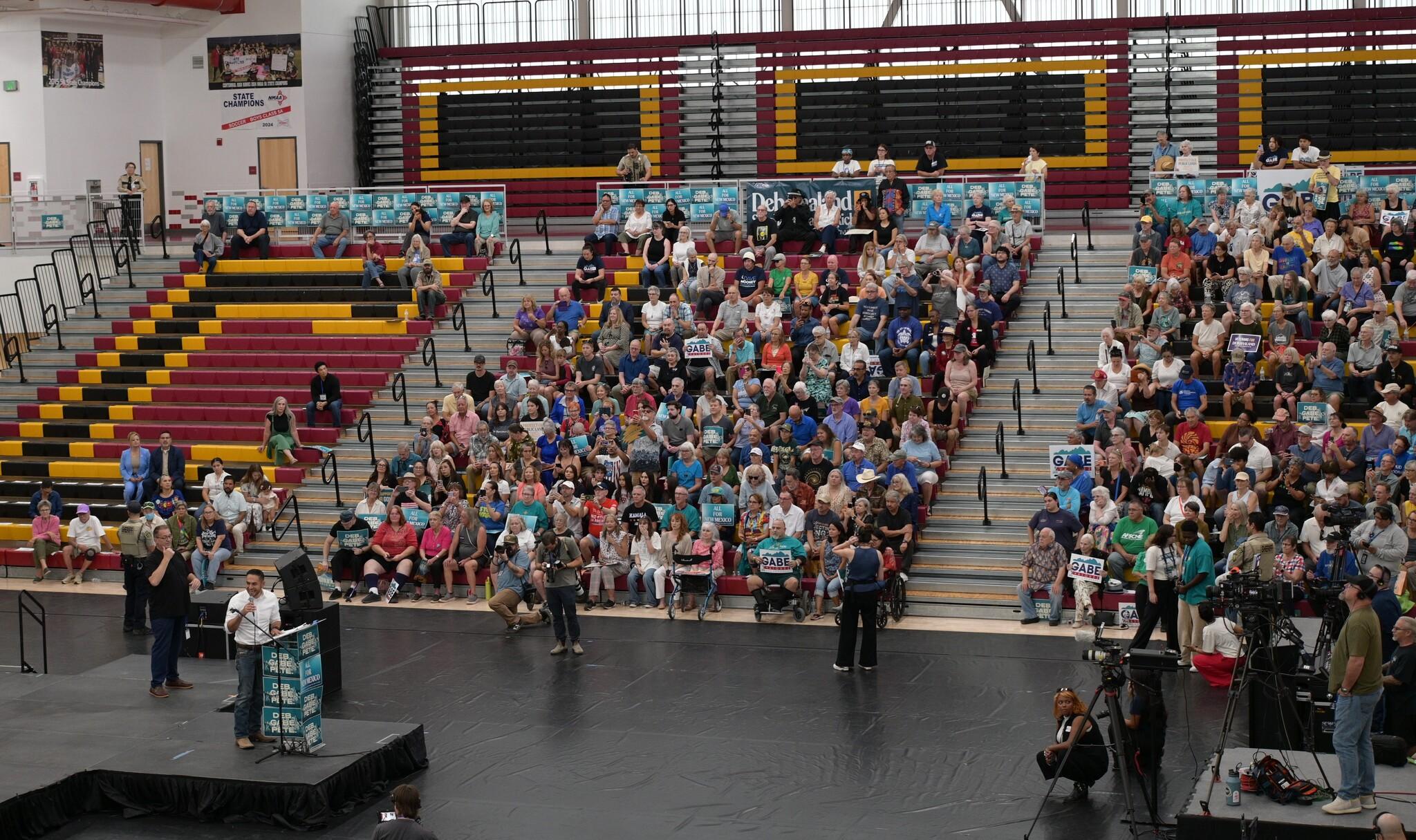 Buttigieg Rallies With Haaland and Vasquez in Las Cruces