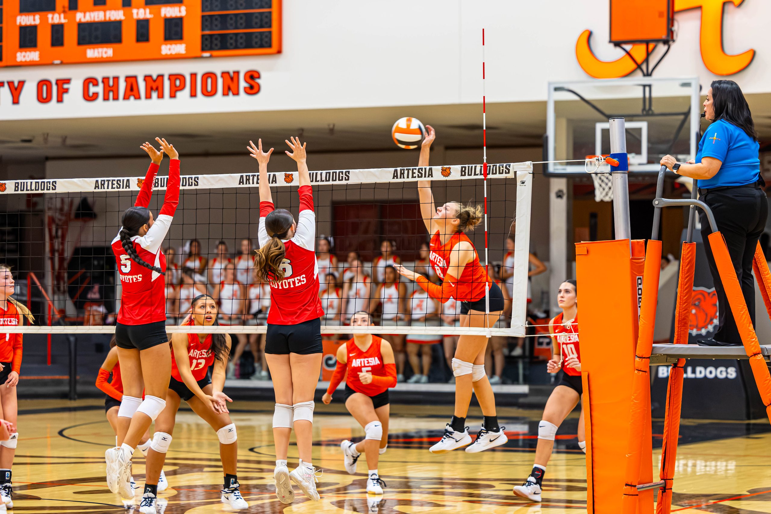 Artesia girls’ volleyball team wins at Hobbs