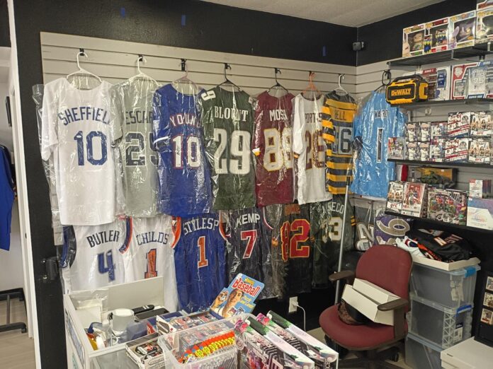 Sports jerseys, cards and other collectibles can be found The Locker Room Cards & Gifts in Artesia.