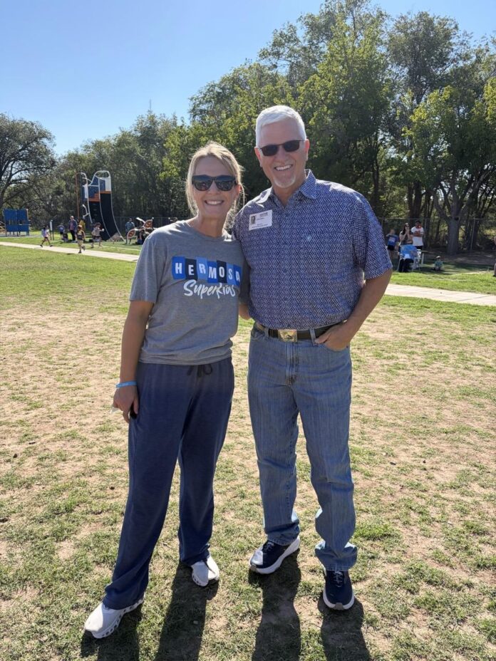 Hermosa Principal Kaci Whitmire and Crit Caton