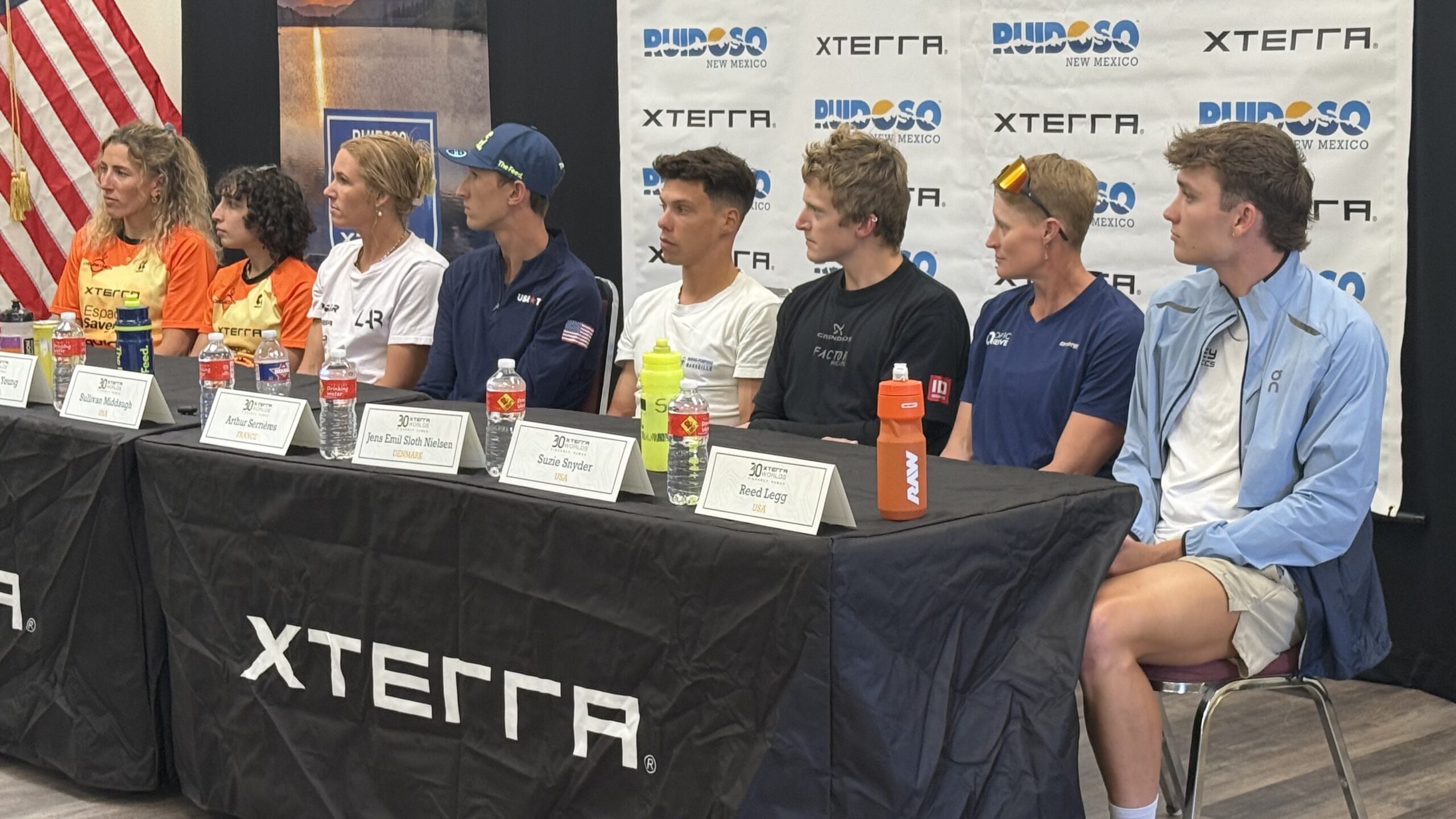 Triathlon elite meet the public